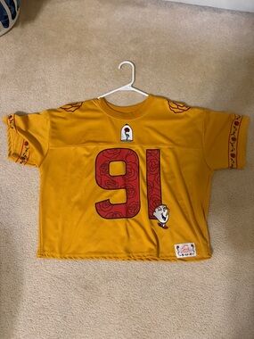 Disney Belle crop top jersey